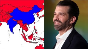 india donald trump junior US elections map politics