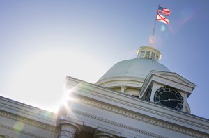 The Alabama State Capitol building is seen on Tuesday, May 14, 2019 in Montgomery, AL.