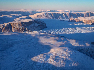 ​Leidy Glacier in NW Greenland. Image: NASA Goddard