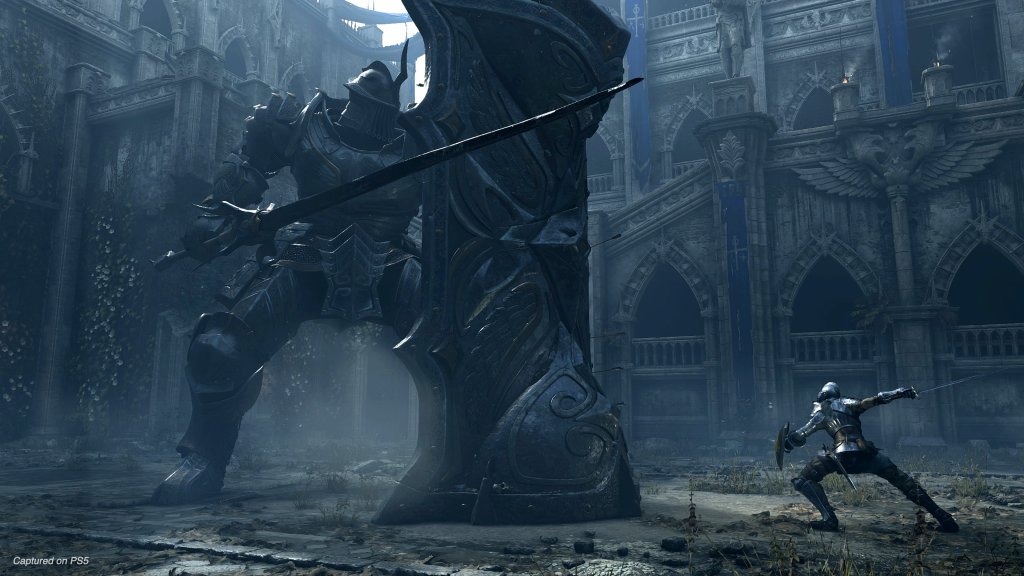 A screen shot from the PlayStation 5 video game Demon's Souls.