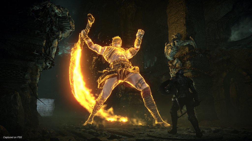 A screen shot of the video game Demon's Souls.