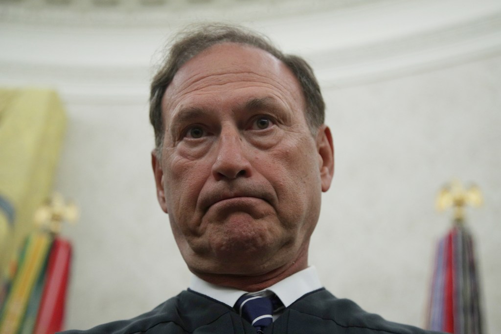 U.S. Supreme Court Justice Samuel Alito is seen after a swearing in ceremony in July, 2019​.