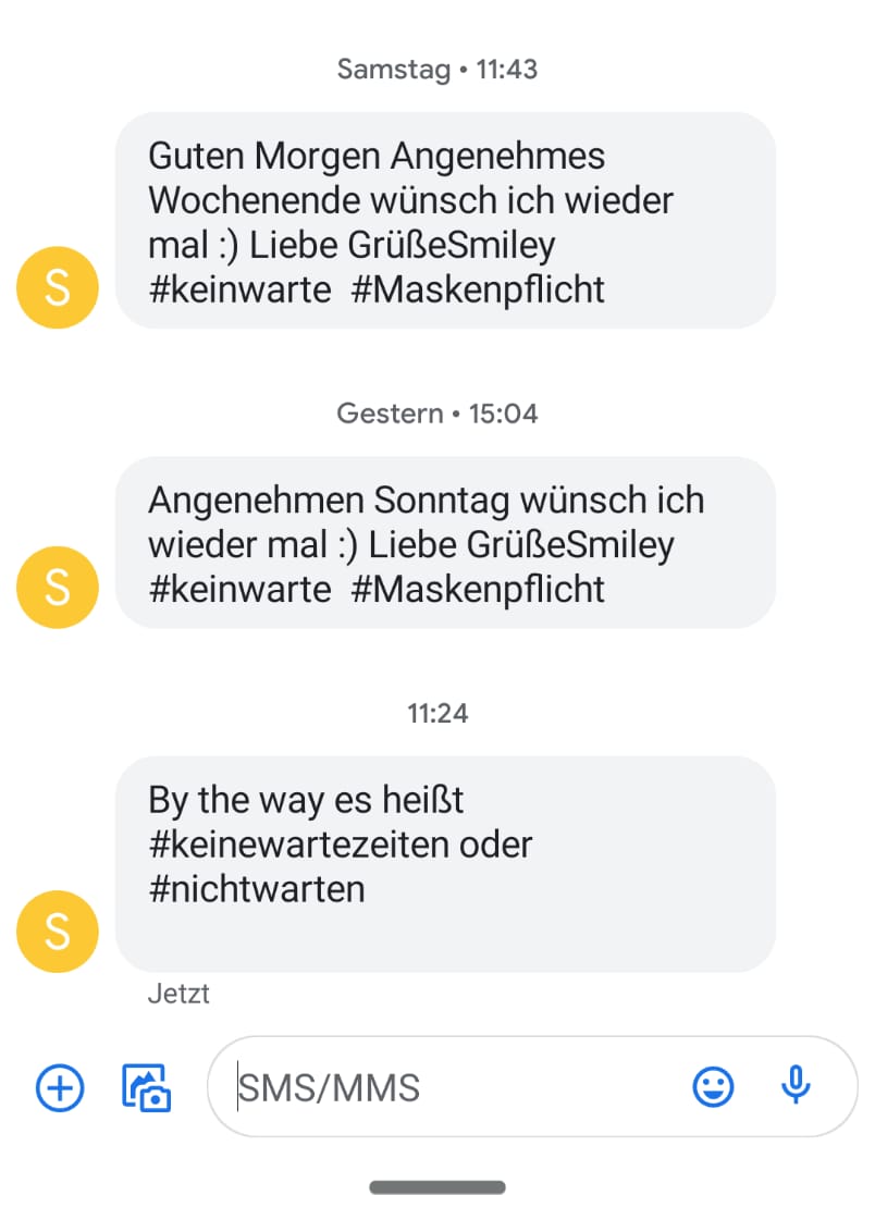 Nachrichten von Smiley