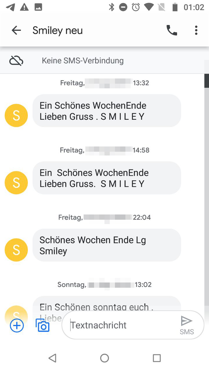 Nachrichten von Smiley