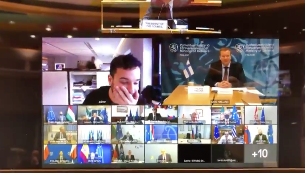 Reporter Gatecrashes EU Defence Chiefs’ Video Call After Login Details Posted on Twitter