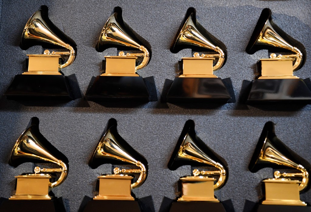 grammy award statues