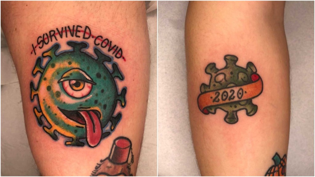 tatuaggi a tema covid