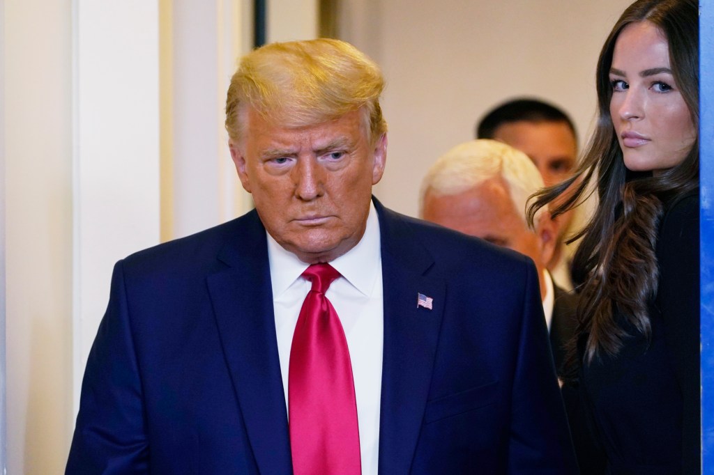 President Donald Trump walks out to speak in the Brady Briefing Room in the White House, Tuesday, Nov. 24, 2020, in Washington (AP Photo/Susan Walsh)​