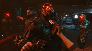 A screen shot from the video game Cyberpunk 2077