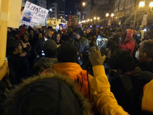 Marchers protest the fatal shooting of Casey Goodson Jr., who was Black, by a white Ohio sheriff's deputy, on Friday, Dec. 11, 2020, in Columbus, Ohio.