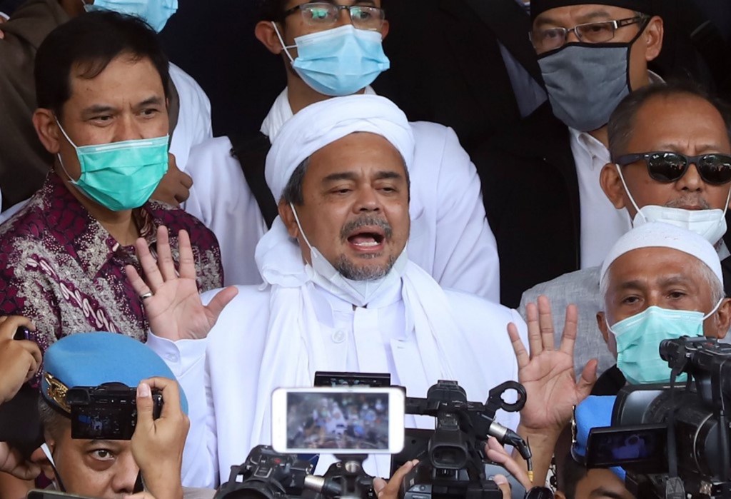 Rizieq Shihab, islamism, extremism, religion, indonesia, Islamic Defenders Front, FPI, coronavirus