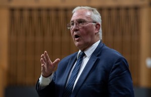 Public Safety and Emergency Preparedness Minister Bill Blair responds to a question during Question Period in the House of Commons in Ottawa, Monday, Oct. 19, 2020.