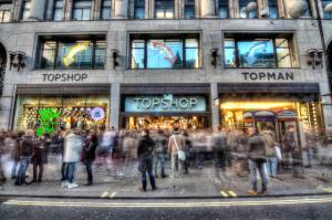 Topshop on Oxford Street, London