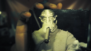 Open Mike Eagle with MF Doom imposter photo