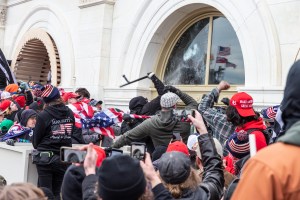 Pro-Trump rioters broke windows and breached the Capitol building in an attempt to overthrow the results of the 2020 election.