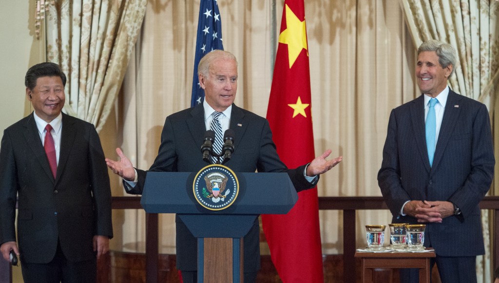 joe biden, xi jinping, john kerry, 2015 state luncheon