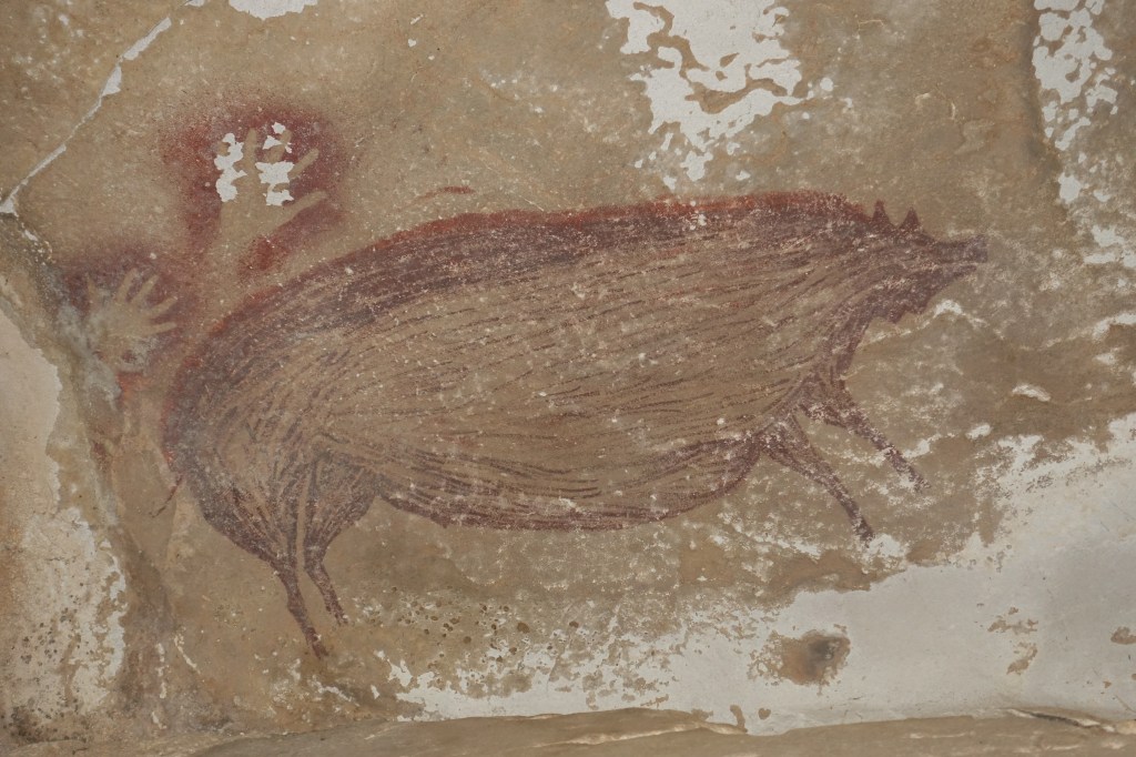 Indonesia, cave art