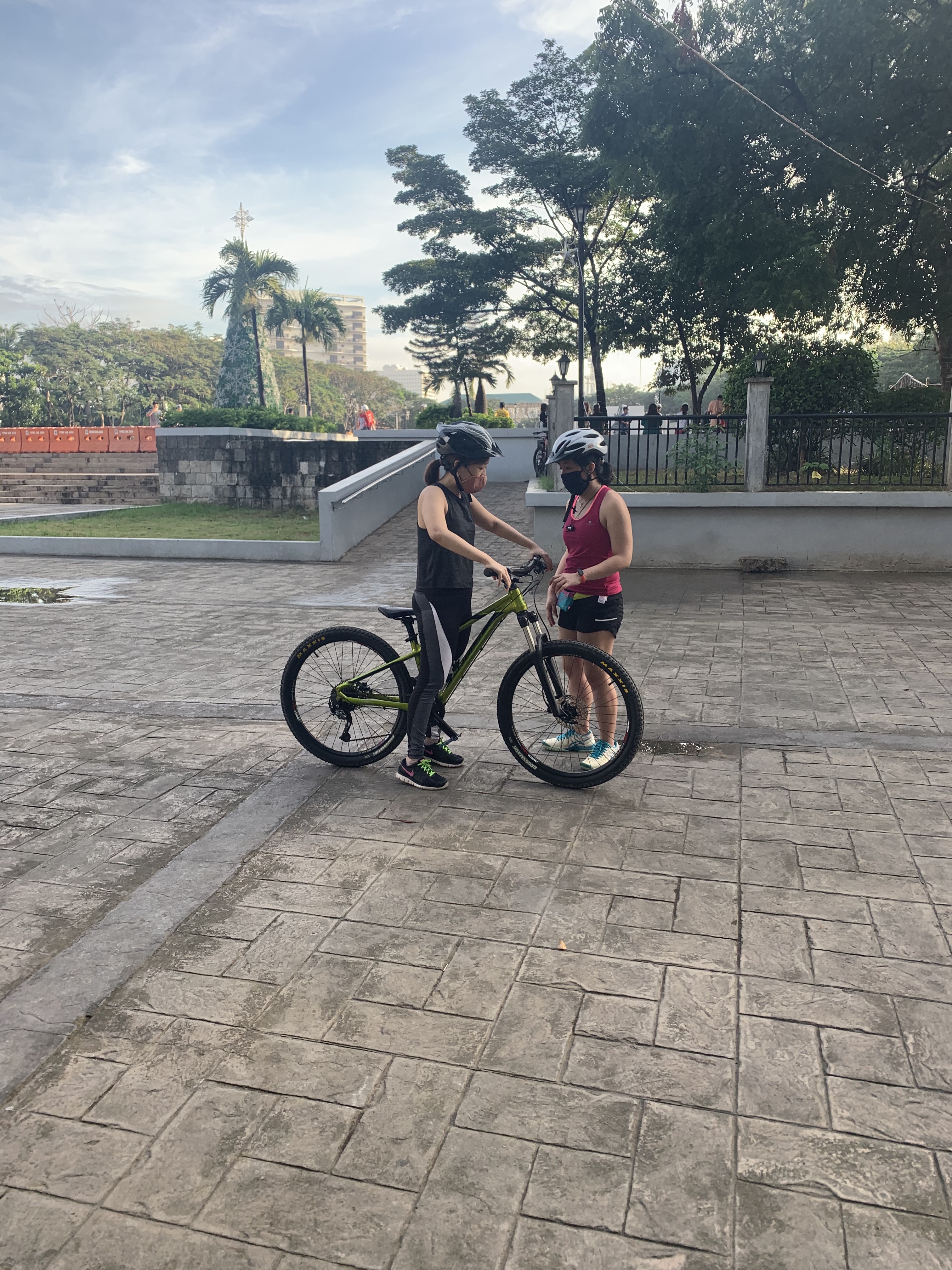 The writer learns how to bike with help from her cousin.