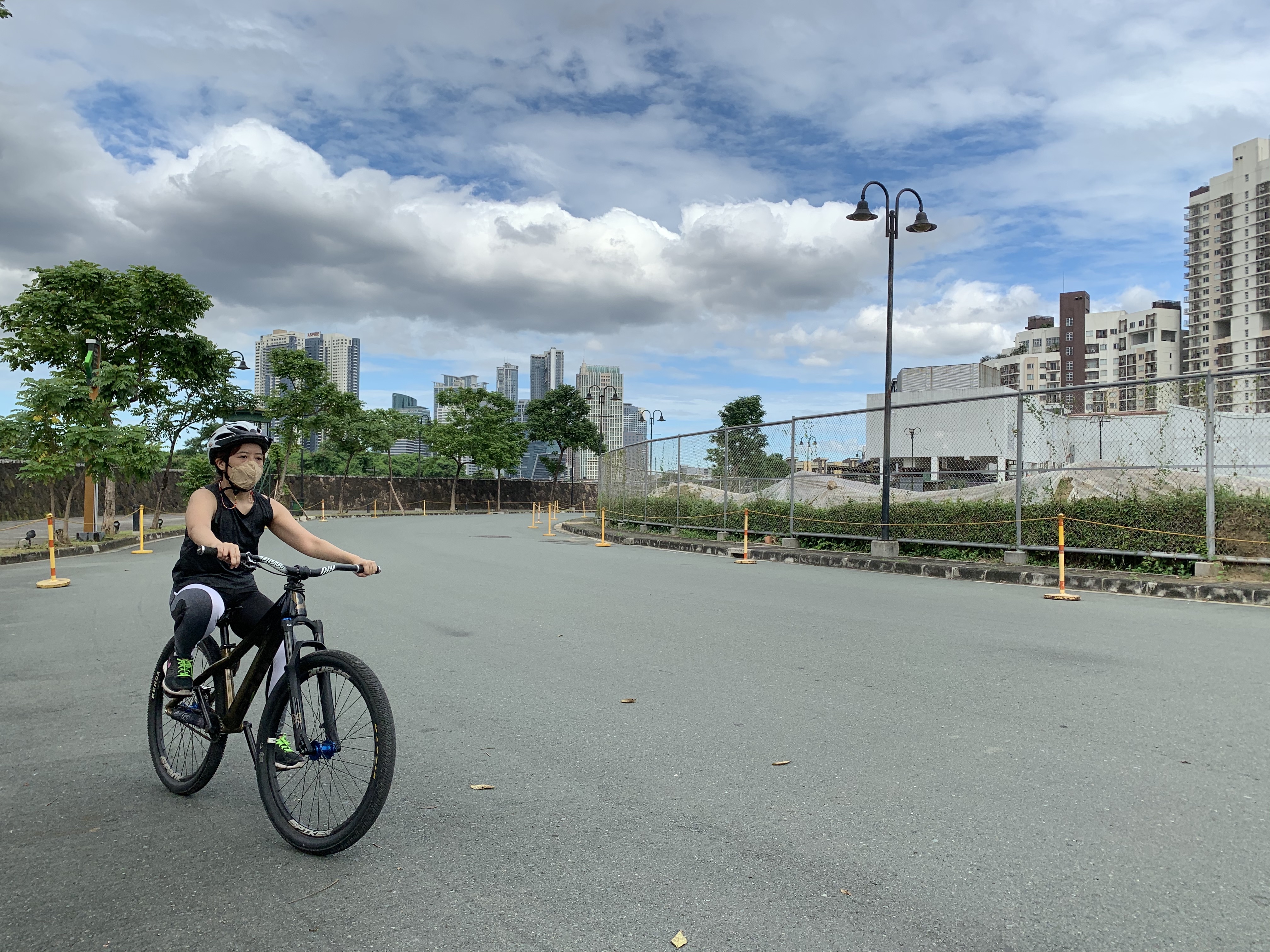 Therese Reyes, editor and cyclist.