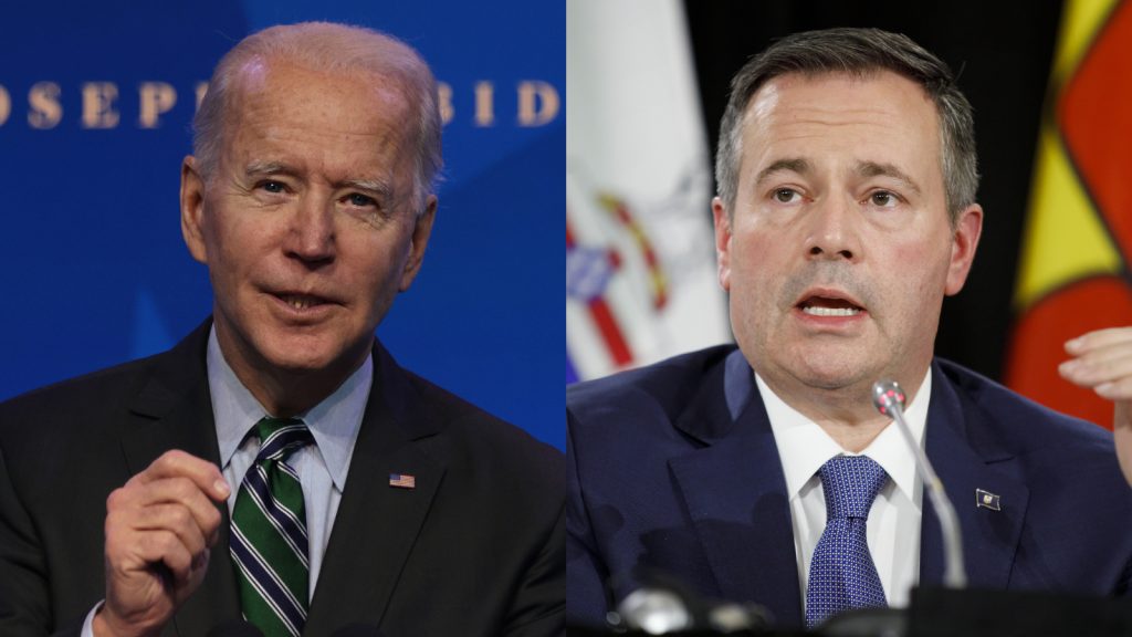 President-elect Joe Biden and Alberta Premier Jason Kenney