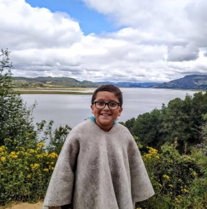 Francisco Vera, an 11-year-old environmental activist in Colombia.