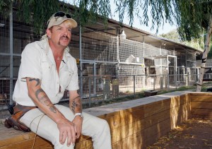 In this Aug. 28, 2013, file photo, Joseph Maldonado answers a question during an interview at the zoo he runs in Wynnewood, Okla.