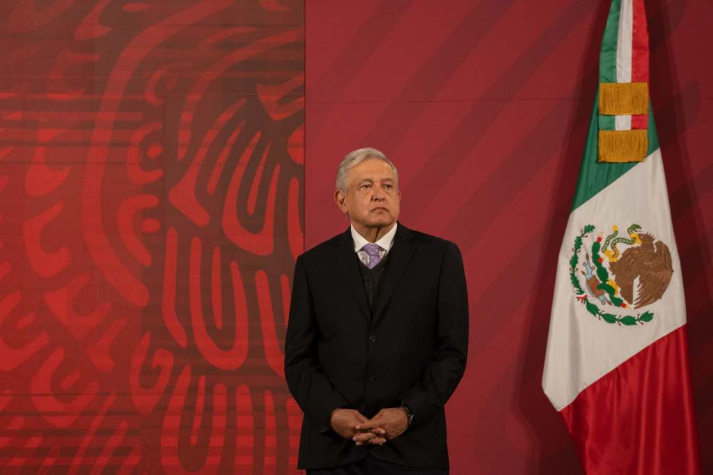 Presidente de México Andrés Manuel López Obrador​. He announced on January 24 2021 that he has COVID-19.