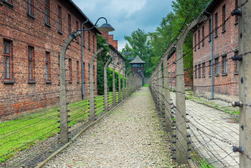 Das Konzentrationslager Ausschwitz dessen Befreiung am 27. Januar gedacht wird