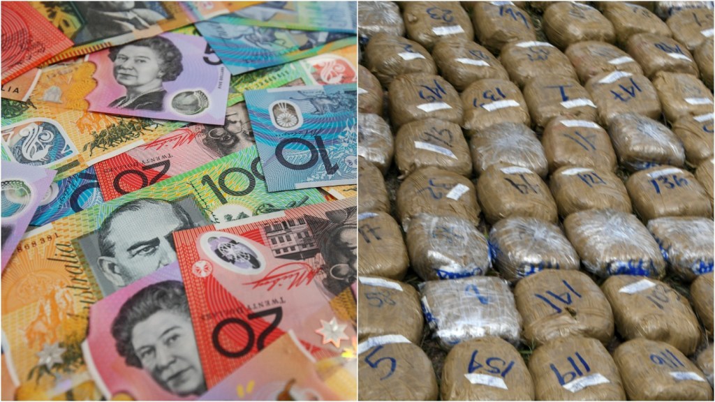 australian money and drugs