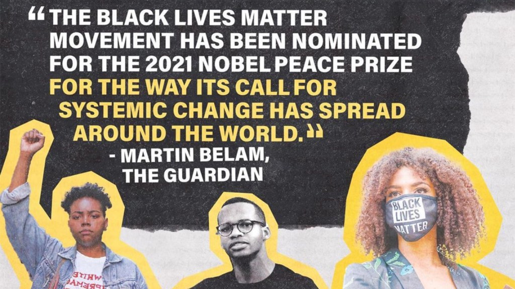 Gerakan Black Lives Matter Diusulkan Masuk Nominasi Nobel Perdamaian