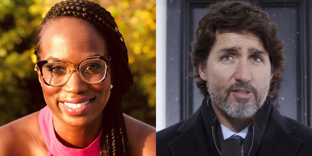 Celina Caesar-Chavannes Justin Trudeau