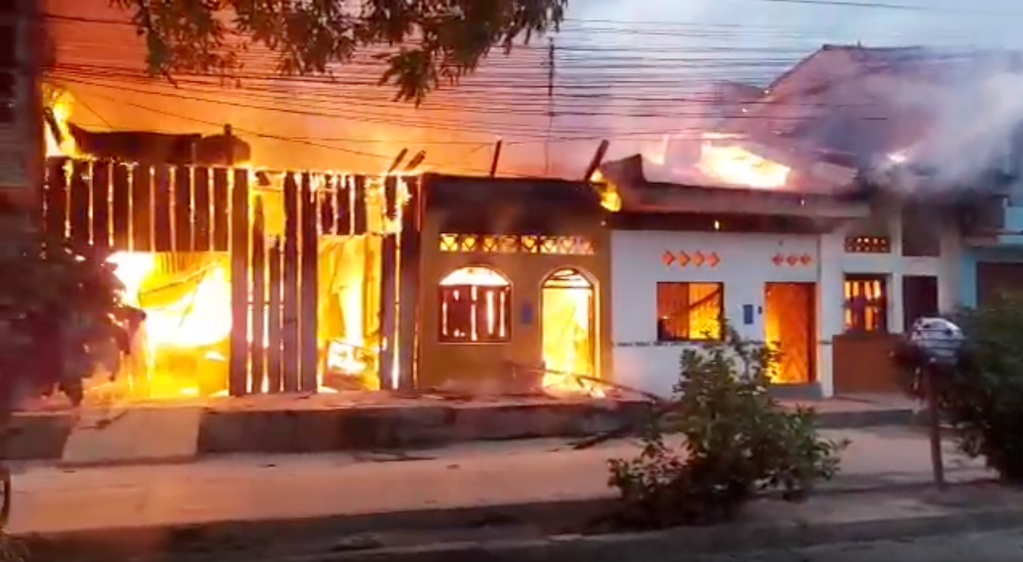 Juan Torres Baldeón's office and home was burned to the ground