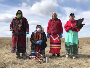 angeline cheek and Fort Peck elders