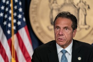 New York Gov. Andrew Cuomo speaks during the daily media briefing at the Office of the Governor of the State of New York on July 23, 2020 in New York City.