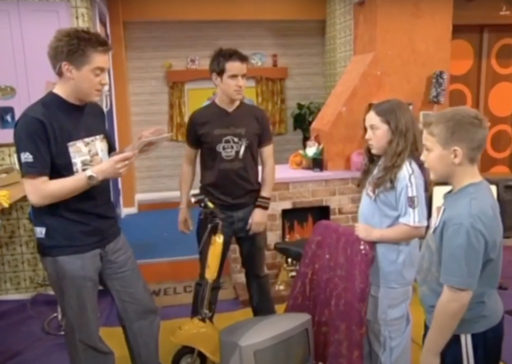 ​Amy appears on an episode of 'Dick and Dom in Da Bungalow', a CBBC show that aired between 2002 and 2006.