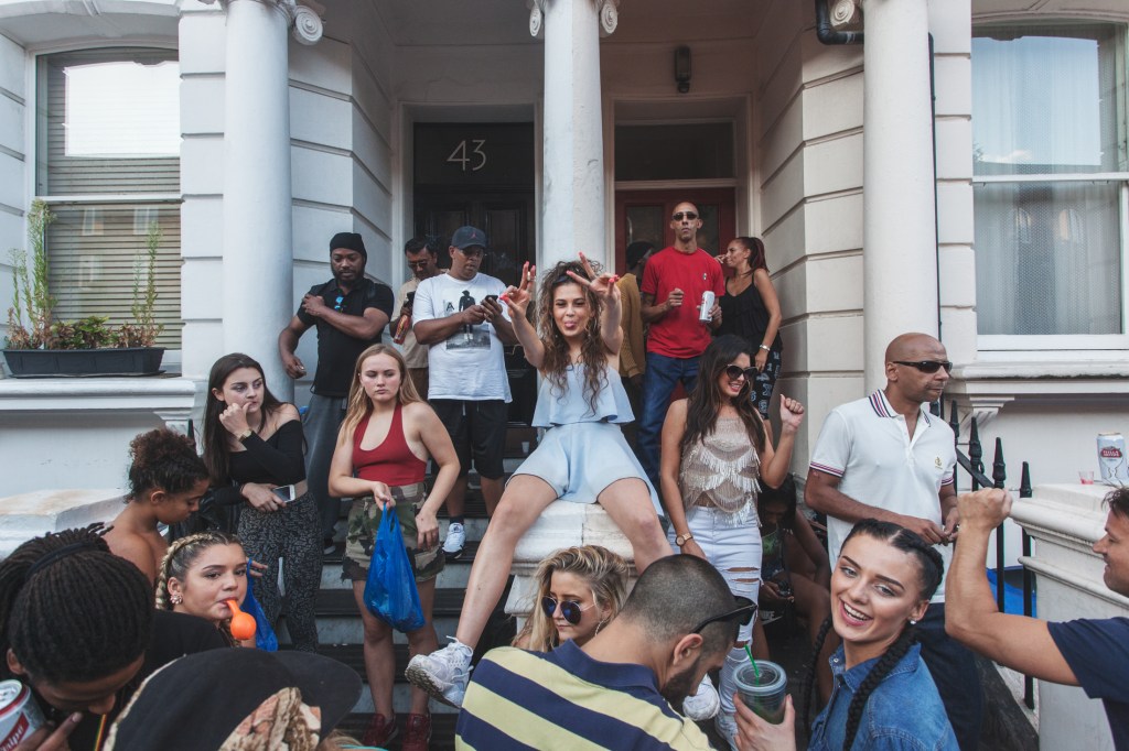 Notting Hill Carnival party from before the pandemic