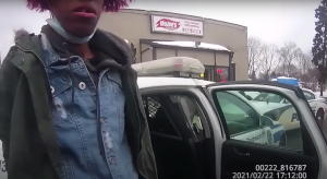 A Black mother is seen on body camera ​footage before Rochester Police Department officers pepper spray her.