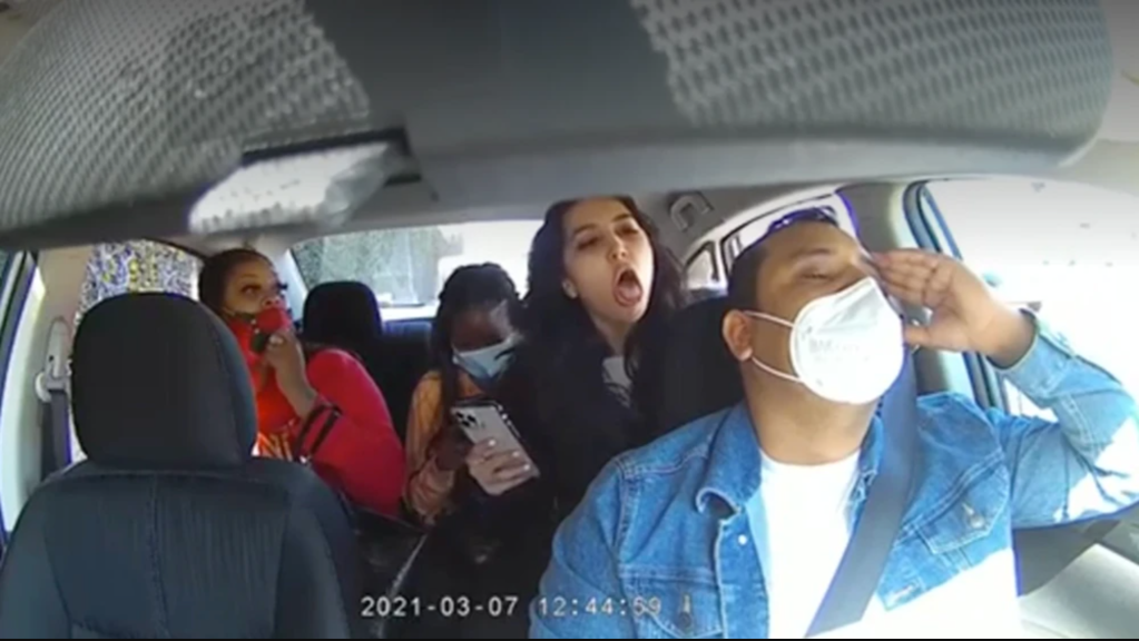 ​Three Uber passengers in San Francisco harass and attack their Nepalese Uber driver.