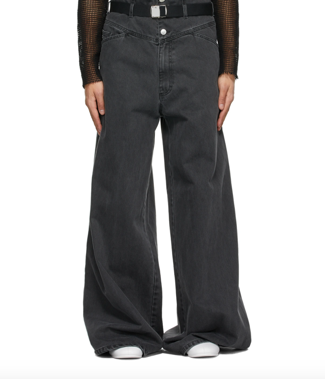 Raf Simons Black Oversized JEans