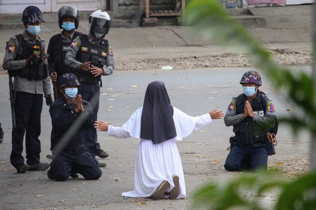 Myanmar nun