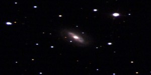 Photo of J0437+2456 galaxy, home to a supermassive black hole