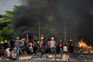 Myanmar protesters