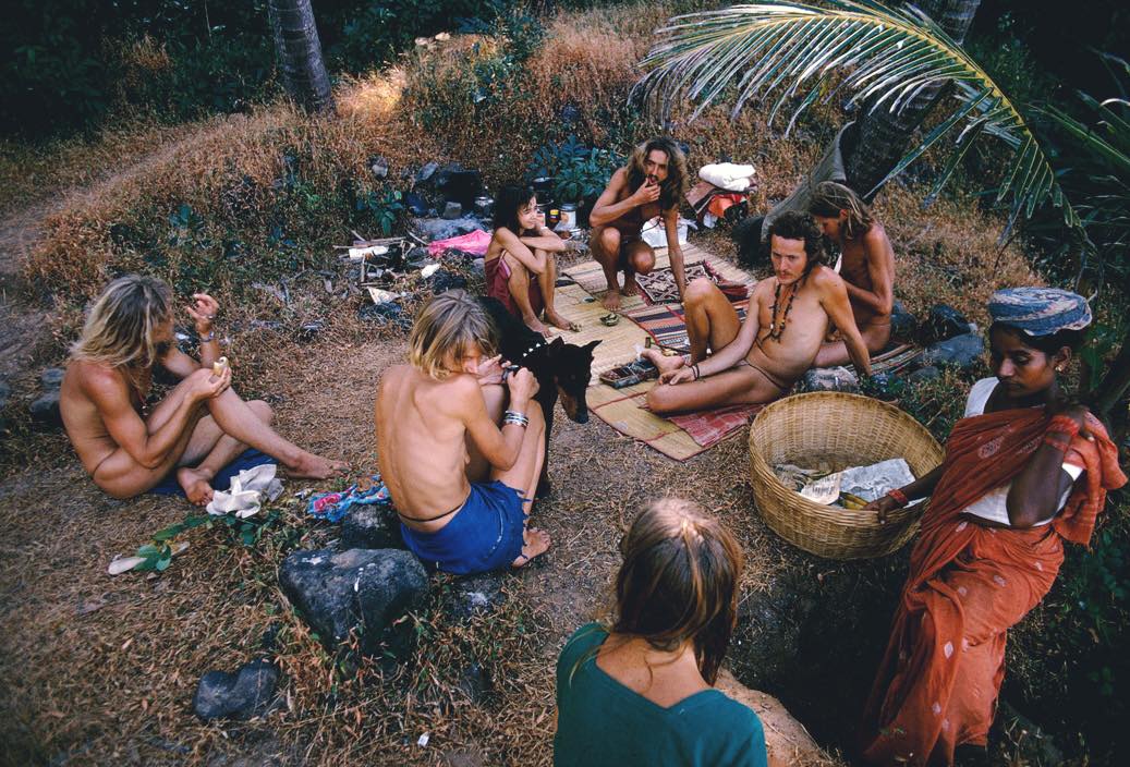 GOA in early 70’s Hippies living calmly with the local Indians on the Vagator beach.jpeg