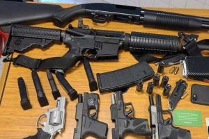 ​Weapons the suspect was armed with at the time of his arrest