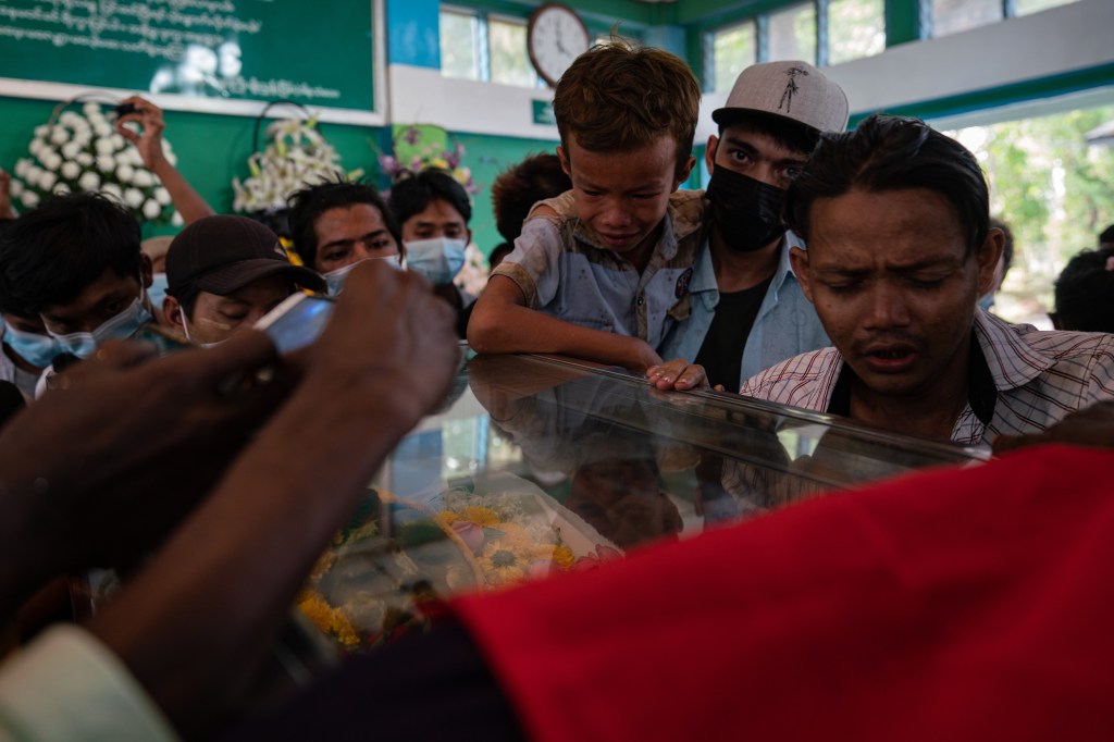 Myanmar children killed