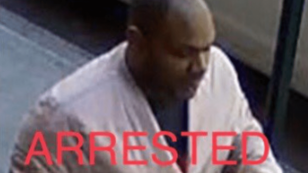 Video image of the suspect arrested in a brutal broad-daylight attack on an asian woman in Manhattan.