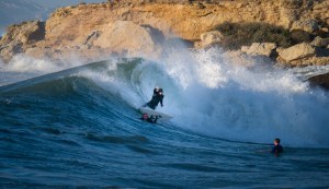 Marseille, surfers