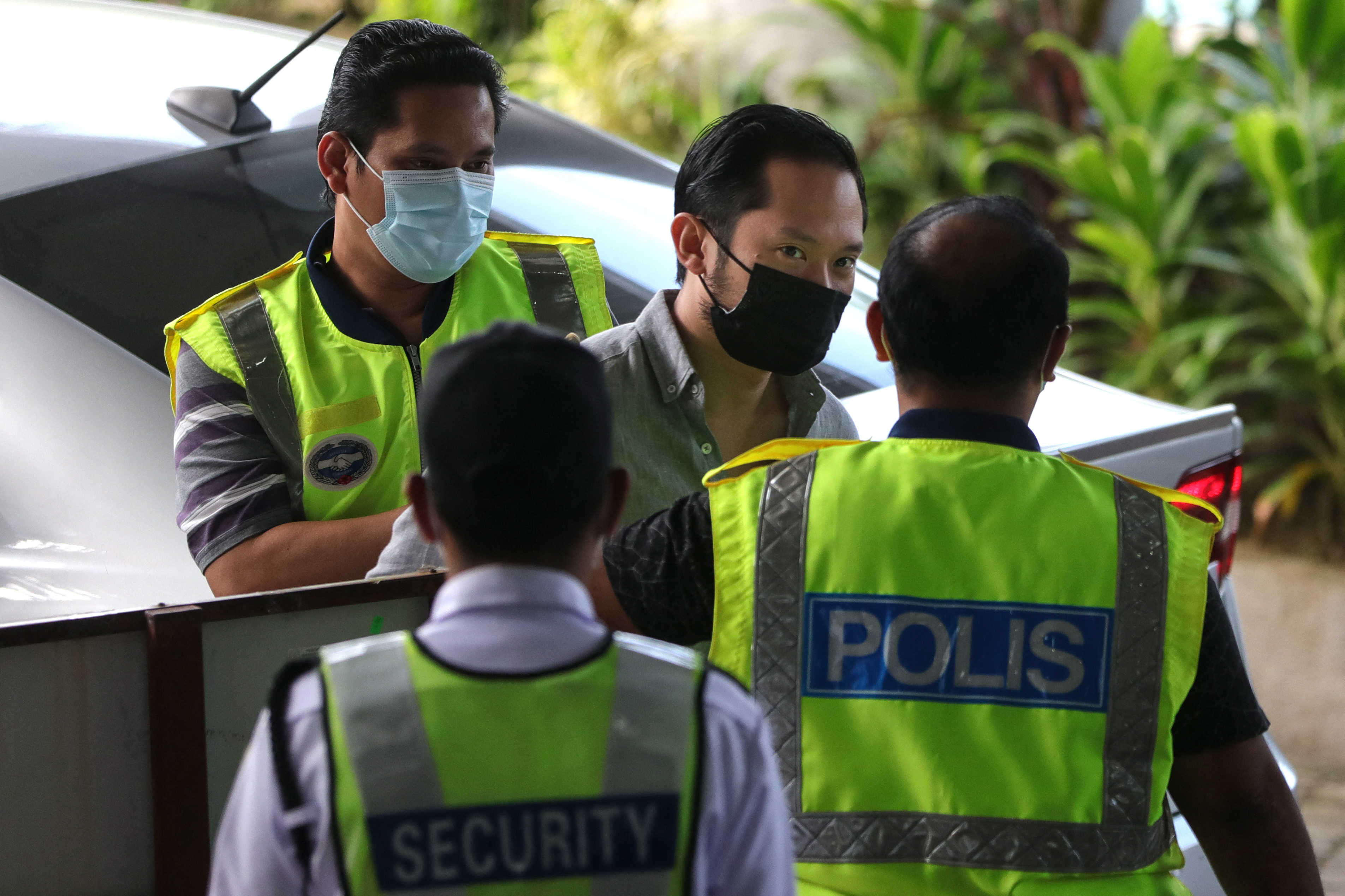 Sugarbook founder Darren Chan arrives at court in Malaysia. Photo: FAHMI DAUD / AFP