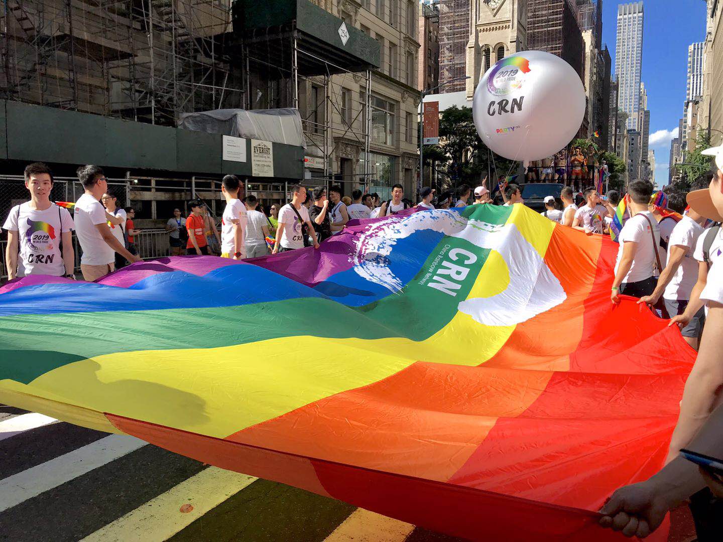 2019 WorldPride in New York attended by Chinese rainbow network.