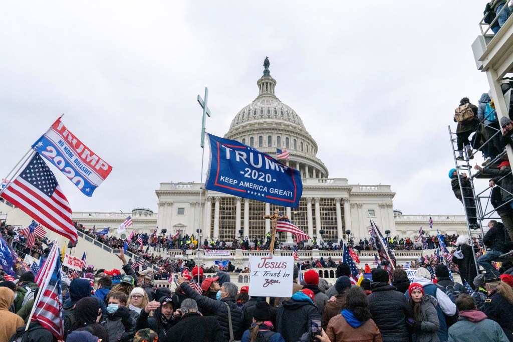 The United States Capitol Building in Washington, D.C. was breached by thousands of protesters during a "Stop The Steal" rally in support of President Donald Trump during the worldwide coronavirus pandemic, 1/6/21​ (Mihoko Owada/STAR MAX/IPx File)